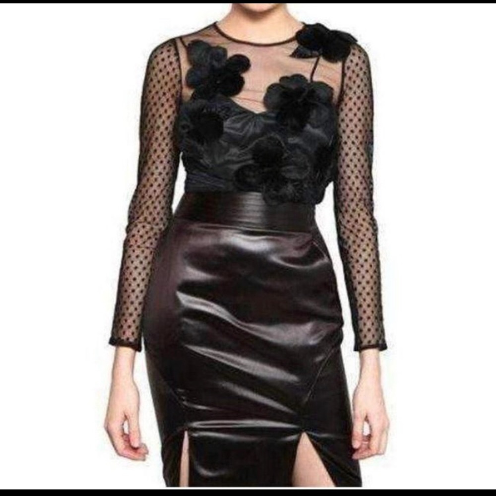 Victor & Rolf tulle blouse top